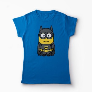 Tricou Minion Batman - Femei-Albastru Regal